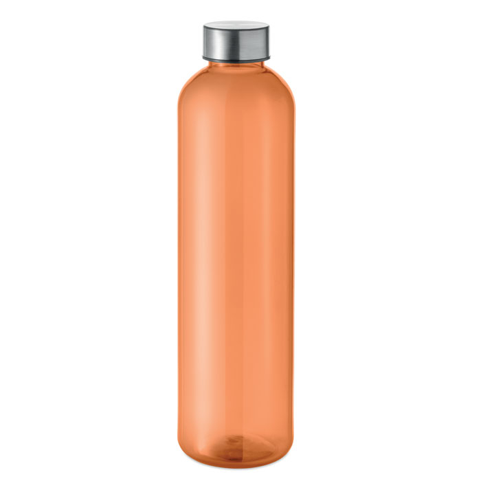 Bouteille personnalisable 1 L en RPET anti-fuite Utah Remax Orange transparent